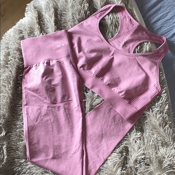 NVGTN Pants - NVGTN Pastel Pink set